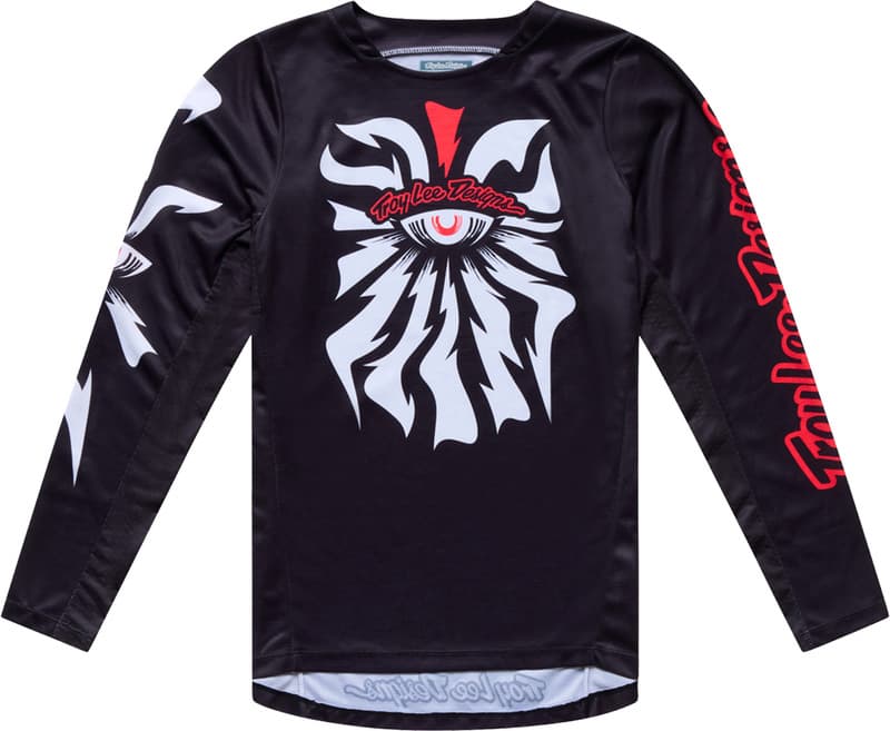 Troy Lee Designs Gp Pro Jeugd Shirt Cyclops - Zwart/Neo Rood