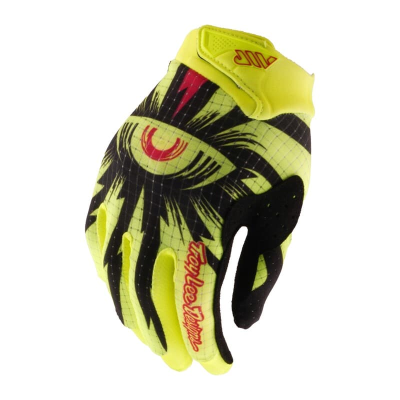 Troy Lee Designs Air Jeugd Handschoenen - Cyclops Zwart/Fluogeel