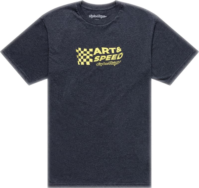 Troy Lee Designs Finish Line T-Shirt - Zwart Heather