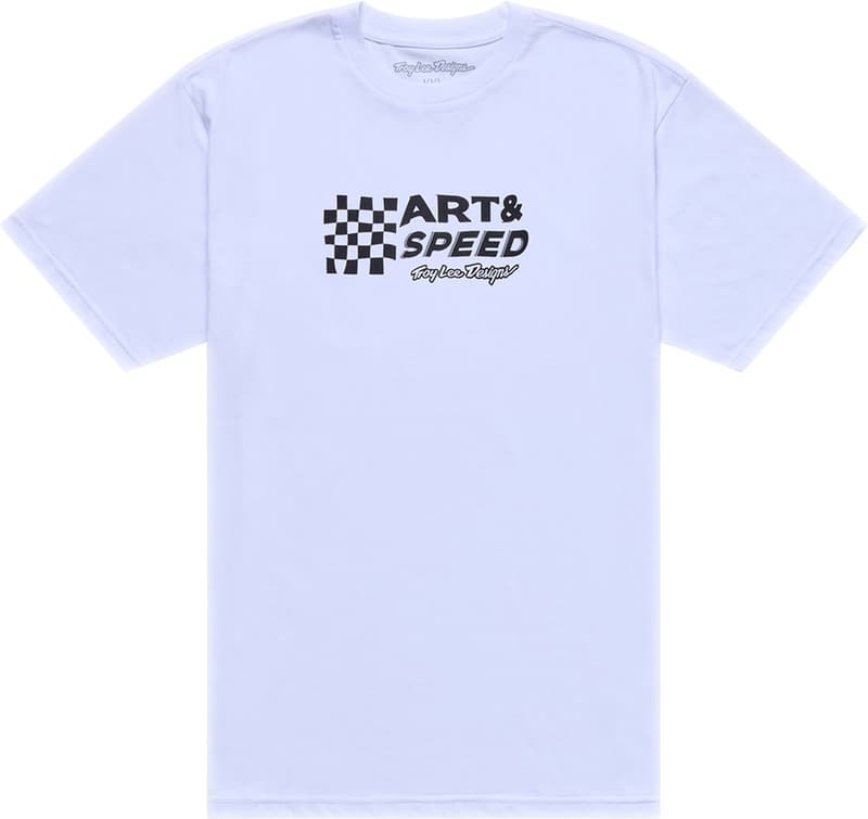 Troy Lee Designs Finish Line T-Shirt - Wit