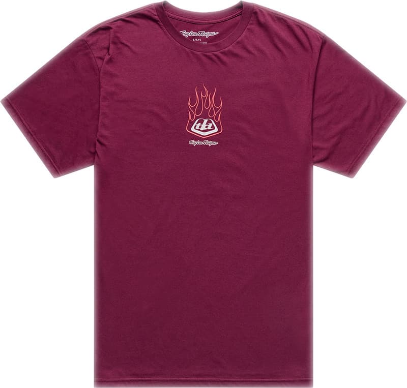 Troy Lee Designs Flame2 T-Shirt - Sangria