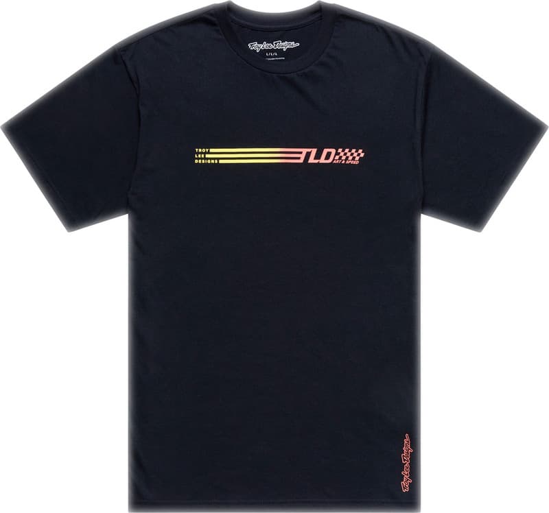 Troy Lee Designs Stripes T-Shirt - Zwart