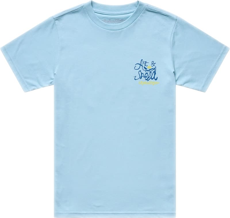 Troy Lee Designs Heritage Jeugd T-Shirt - Dawn Blauw