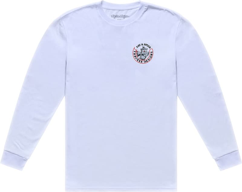 Troy Lee Designs Long Sleeve Carb Club T-Shirt - Wit