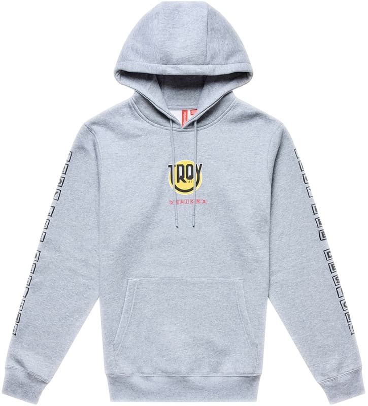 Troy Lee Designs Happy Dayz Hoodie - Grijs Heather