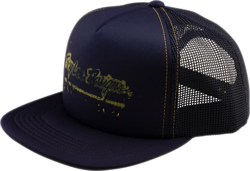 Troy Lee Designs Trucker Snapback Hat - Repeat Indigo