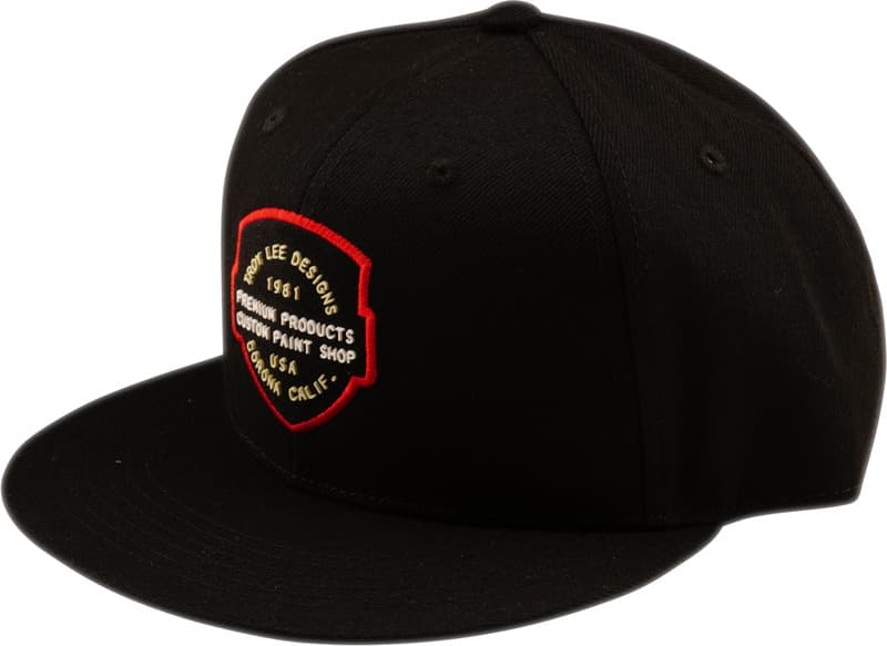 Troy Lee Designs Flat Bill Snapback Imprint Hat - Zwart