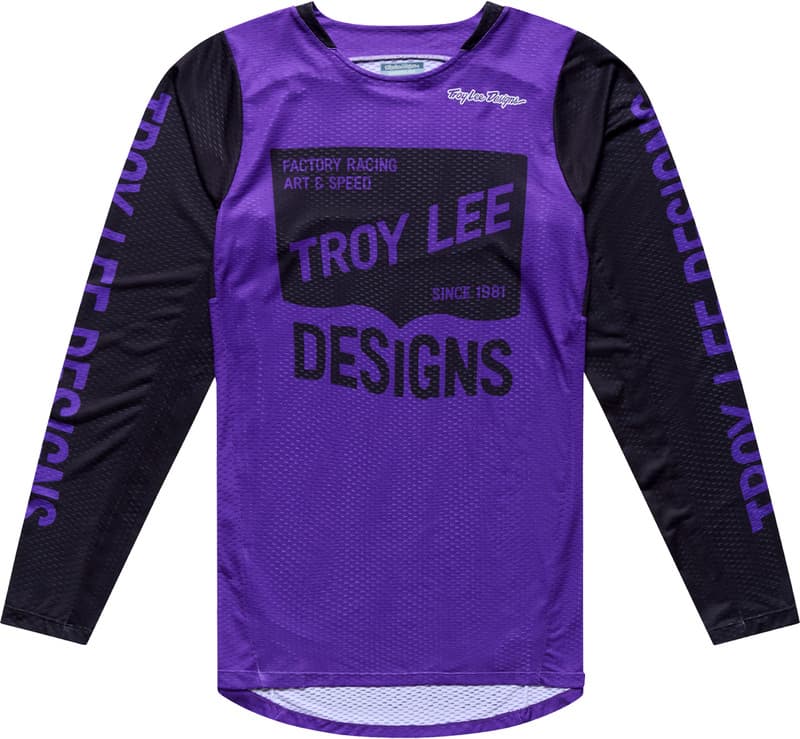 Troy Lee Designs Gp Pro Air Shirt Locked - Neo Paars
