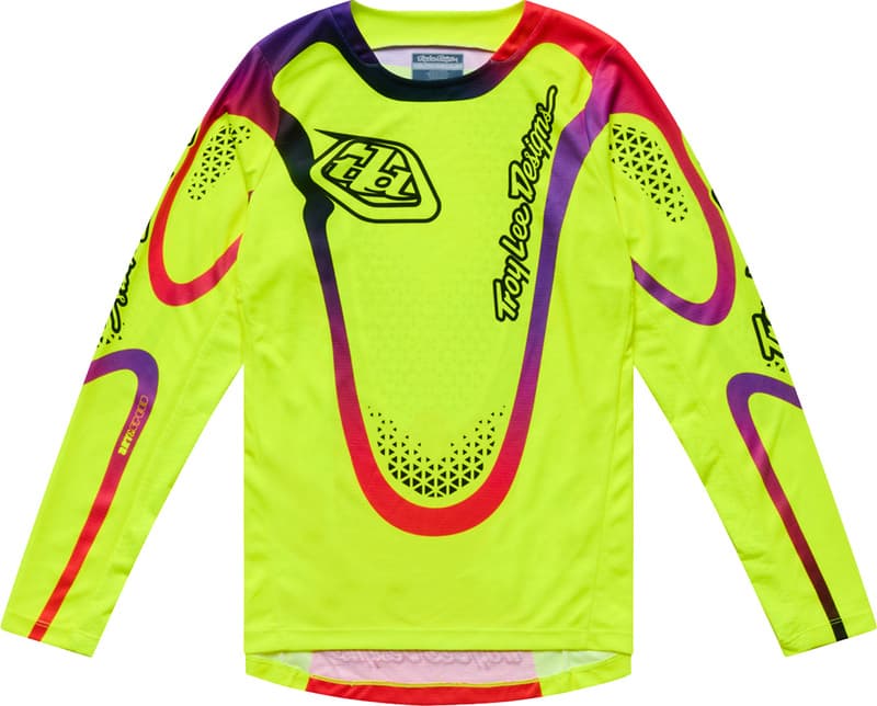 Troy Lee Designs Gp Pro Jeugd Shirt Aura - Fluogeel