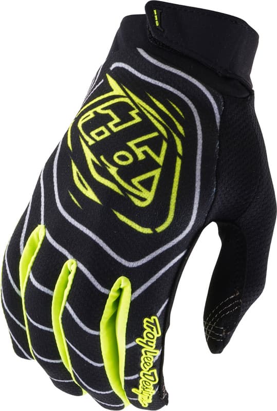 Troy Lee Designs Gp Pro Handschoenen Stagger - Gunmetal/Neo Geel