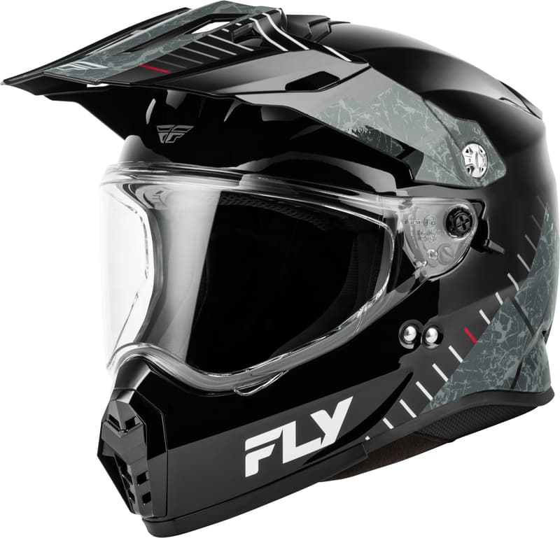Fly Racing Trekker Helmet - Black/Grey