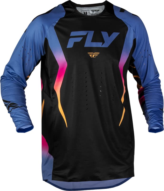 Fly Racing Evolution Dst Limited Edition Bolt Shirt - Zwart/Blauw/Multi