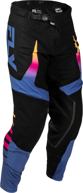 Fly Racing Evolution Dst Limited Edition Bolt Broek - Zwart/Blauw/Multi