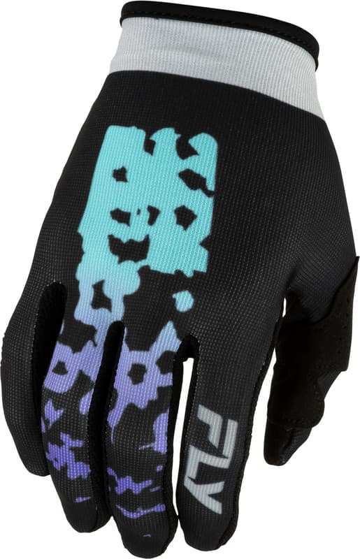 Fly Racing Lite Flake Handschoenen - Zwart/Grijs/Multi