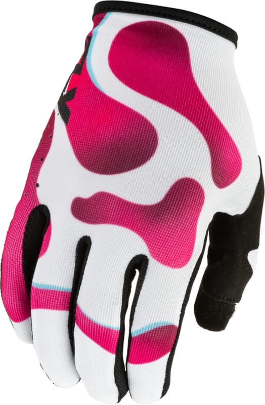 Fly Racing Lite Vibe Handschoenen - Wit/Roze/Blauw