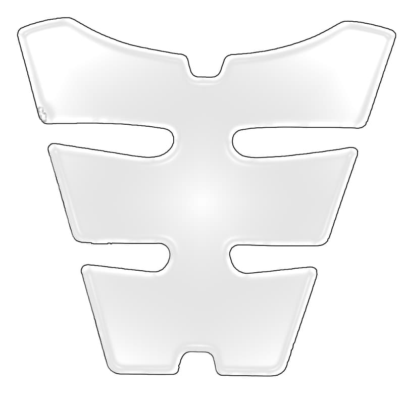 V Parts Tank Pad Large Translucent