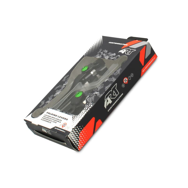 Art Foldable Levers Schwarz/Grün Screw By Pair