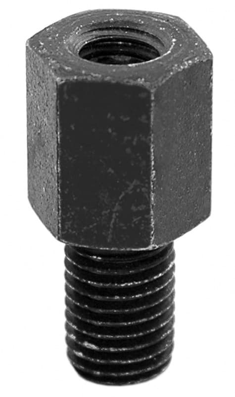 V Parts Mirror Adapter Universeel M10 (Right Thread) - Zwart