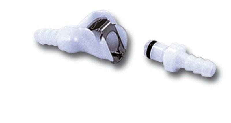 Motion Pro Quick Connector ø6mm Double Shut Off Weiß