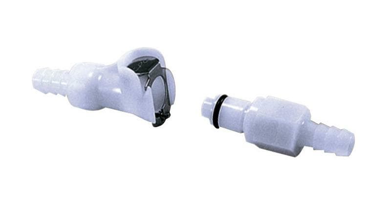 Motion Pro Quick Connector ø8mm Double Shut Off Weiß