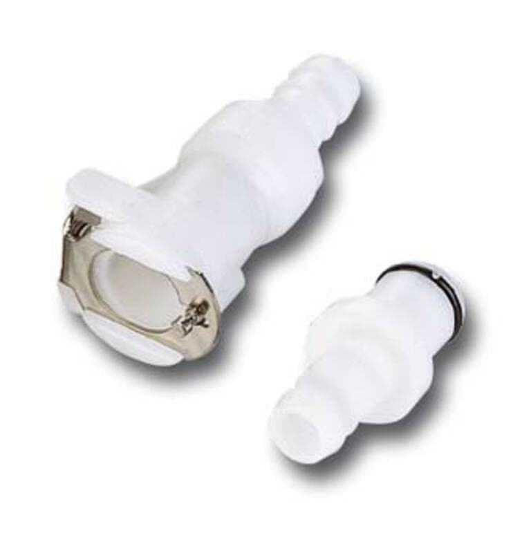 Motion Pro Quick Connector ø6mm Single Shut Off Weiß