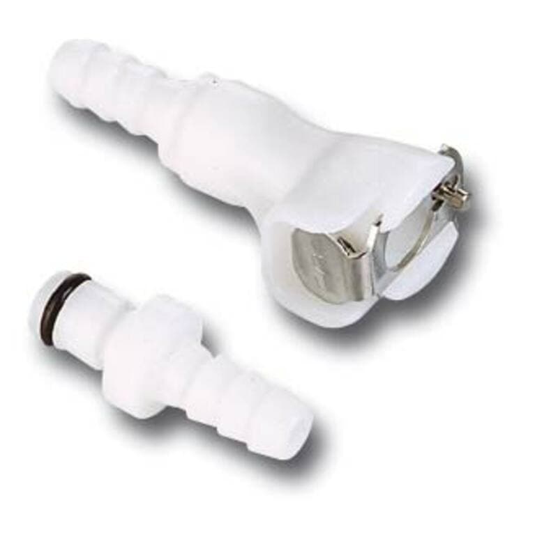 Motion Pro Quick Connector ø8mm Single Shut Off Weiß