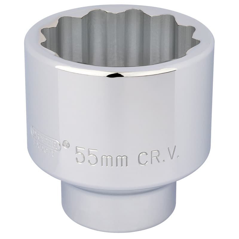 Draper 3/4" Drive Sockets 12 Points 55mm