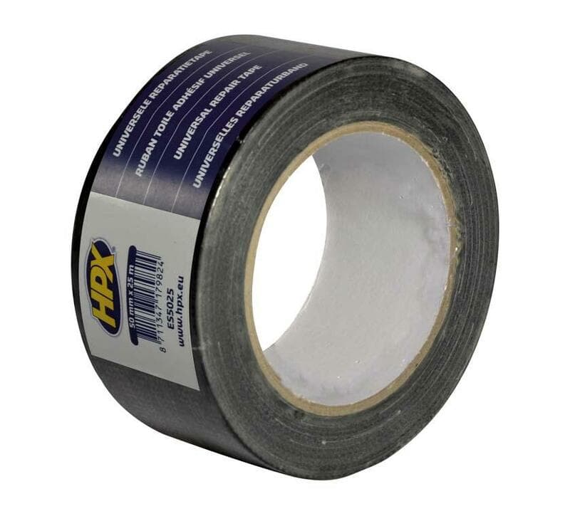 Hpx American Duct Tape Zwart 50mm X 25m