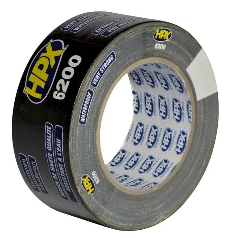 Hpx Pro Duct Tape Zwart 50mm X 25m