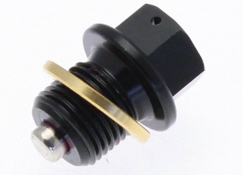 Tecnium Magnetic Oil Drain Plug - Aluminium Schwarz M10x1,25x14