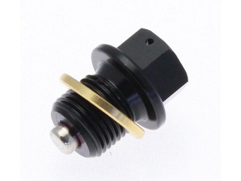 Tecnium Magnetic Oil Drain Plug - Aluminium Schwarz M12x1,25x14