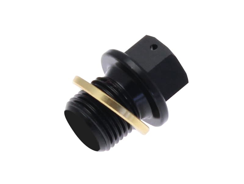 Tecnium Oil Drain Plug - Aluminium Schwarz M8x1,25x20