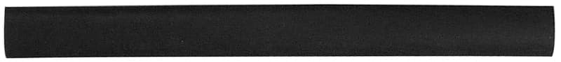 Bihr Heat Shrinkable Sleeves Black ø6,4mm 10cm 25 Pieces