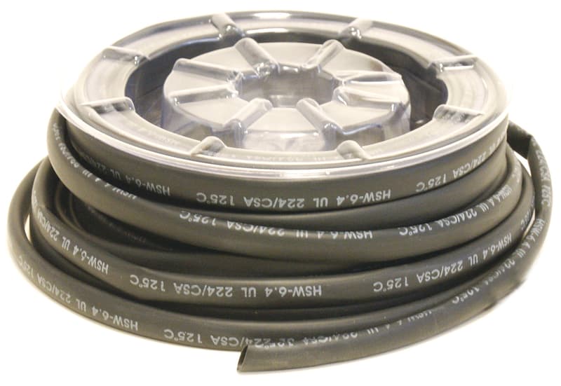 Bihr Reel Of Heat-Shrinkable Tubing Black ø19mm 5m