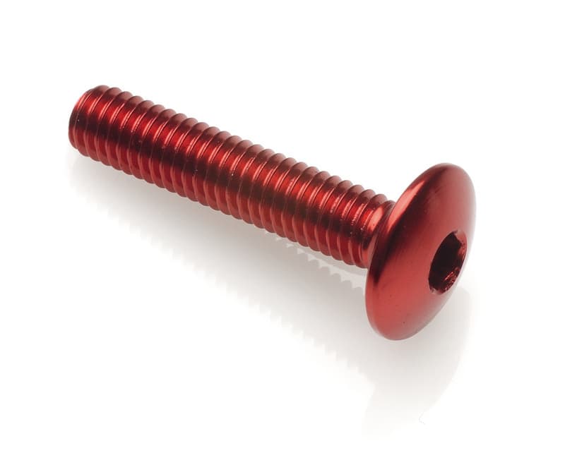 Lightech M6 X 55 Dome Head Screw Ergal Rood