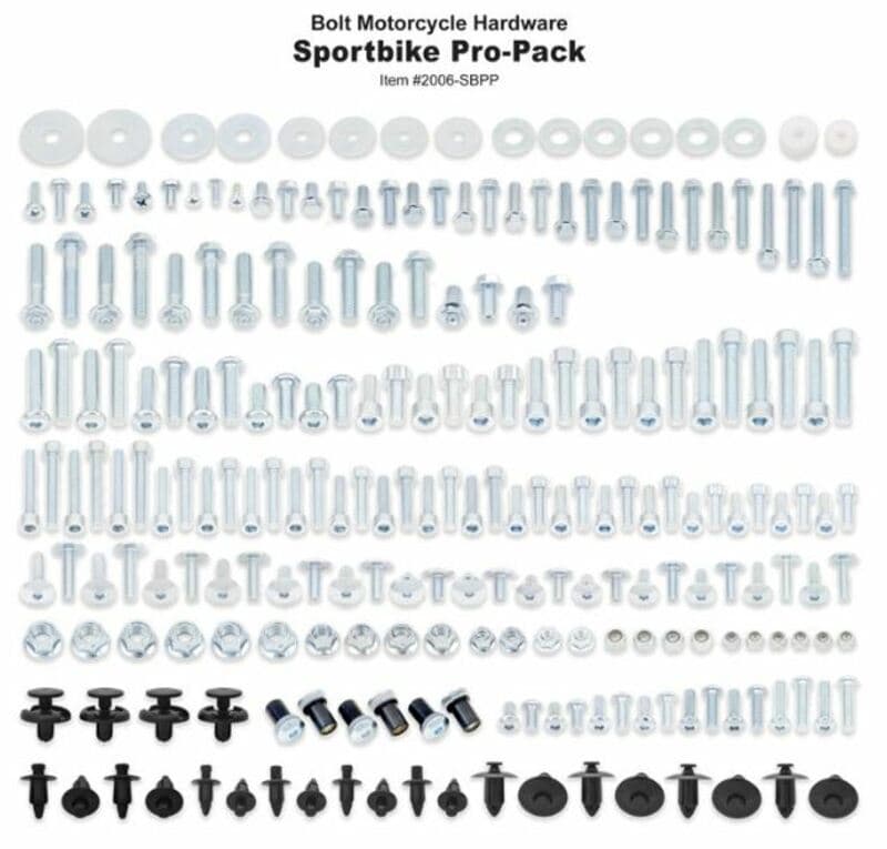 Bolt Sportbike Pro Pack voor Honda/Kawasaki/Suzuki/Yamaha Sports Bikes