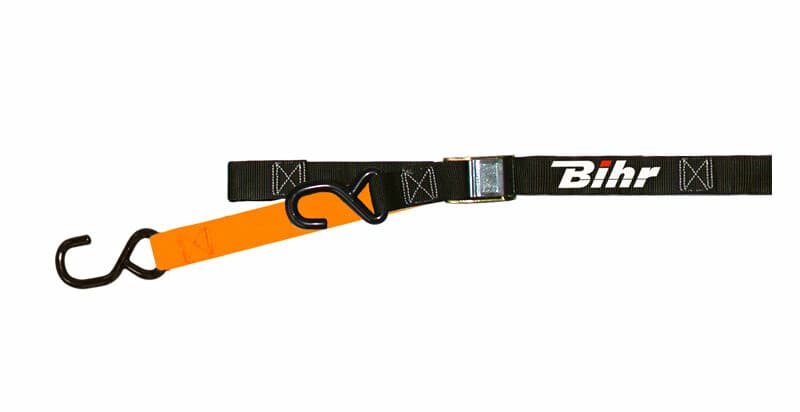 Bihr Bicolor Loop Straps Black/Orange