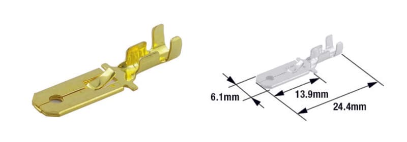 Tourmax Male Terminal Pin Type 250
