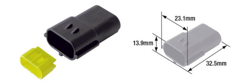 Tourmax Electrical Male Coupler Waterproof Type 070 (Fra)