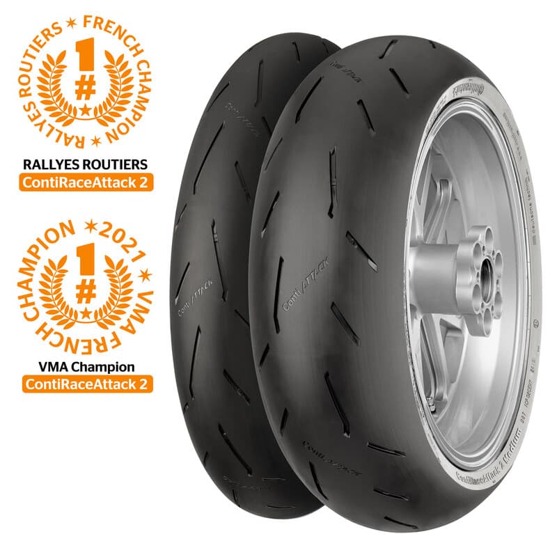 Continental Tyre Contiraceattack 2 Med 190/55 Zr 17 M/C 75w Tl