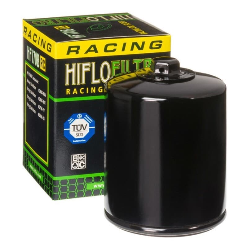 Hiflofiltro Performance Oliefilter Glossy Zwart - HF170BRC