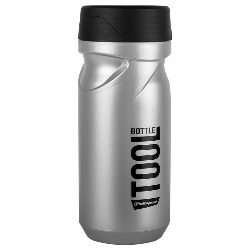 Polisport Tool Bottle Screw-On Cap Silver 600ml