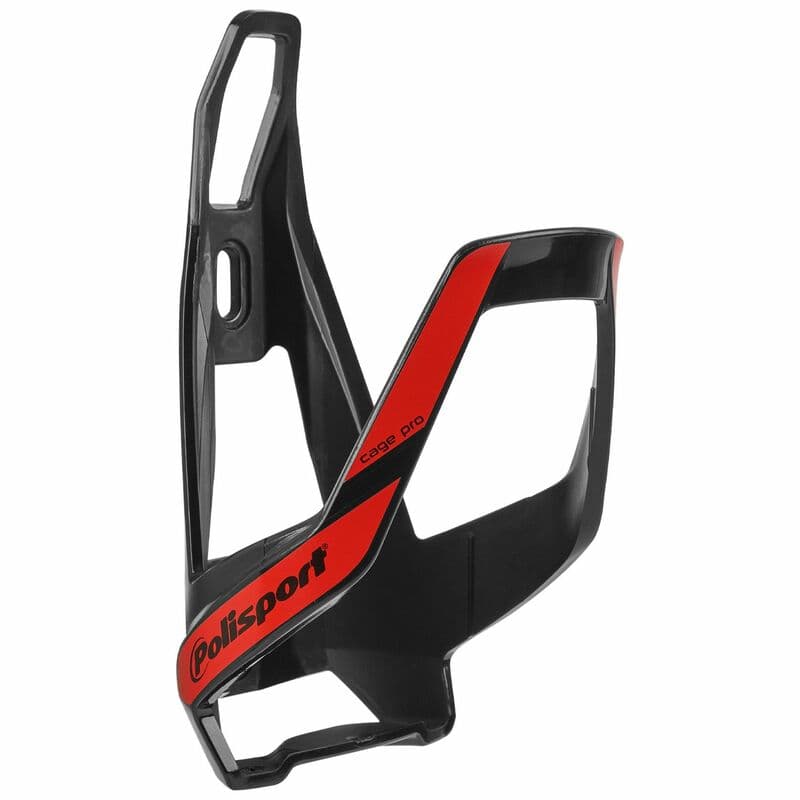 Polisport Bottle Cage Zwart/Rood