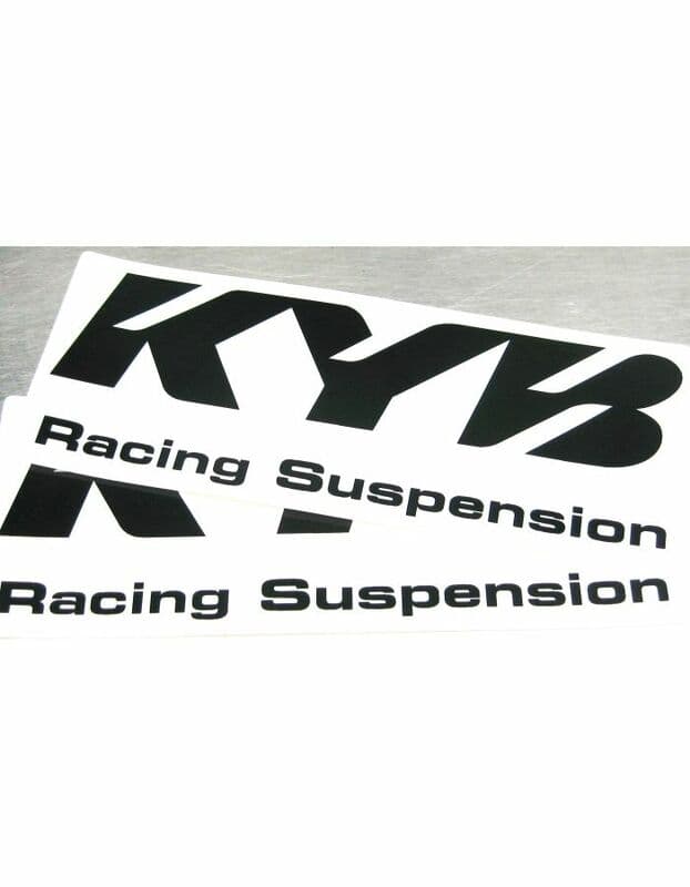 Kayaba Kyb Vork Sticker Set Zwart – Racing Suspension