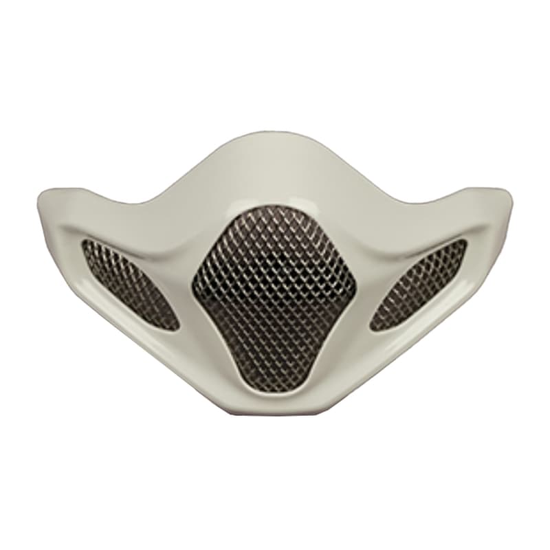 Arai External Chinbar Vent Metallic Wit (Techno, Tip) voor Mx-V Helm