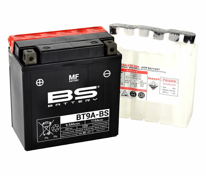 Bs Battery Accu Maintenance Free met Acid Pack - Bt9a-Bs
