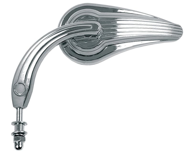 Vicma Water Drop Left Mirror Oem 5/16" - Chrome Harley Davidson (1pc)