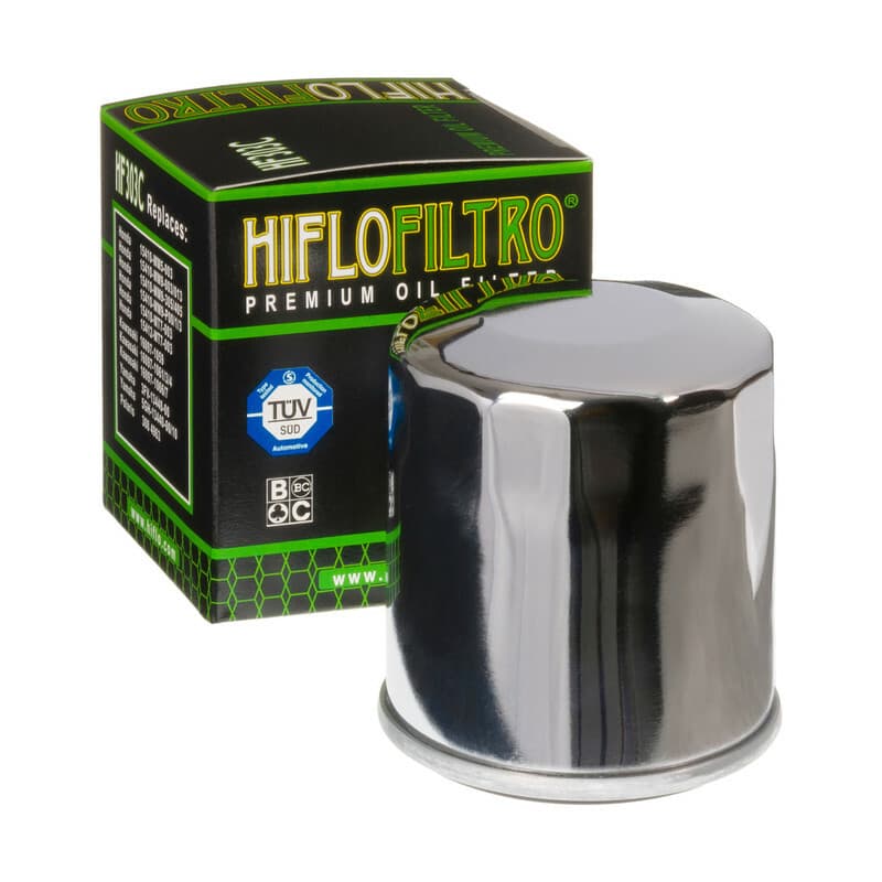 Hiflofiltro Oliefilter Chrome - HF303C