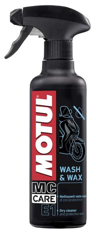 Motul E1 Wash & Wax Dry Cleaner - 400ml Spray