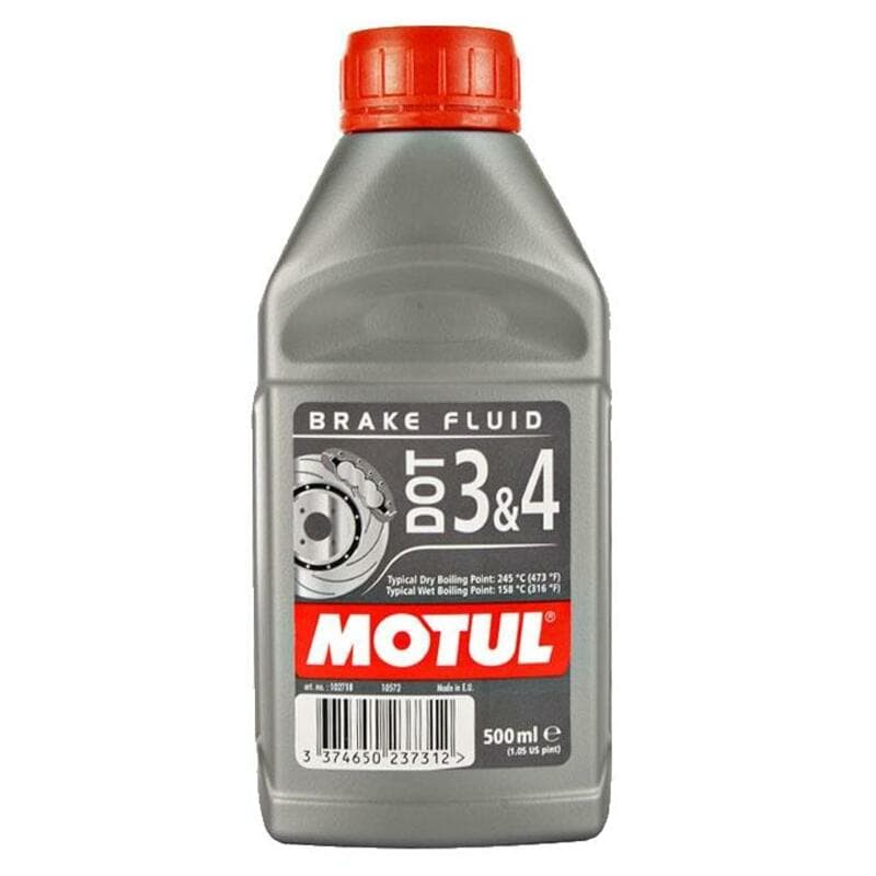 Motul Dot 3&4 Brake Fluid - 500ml